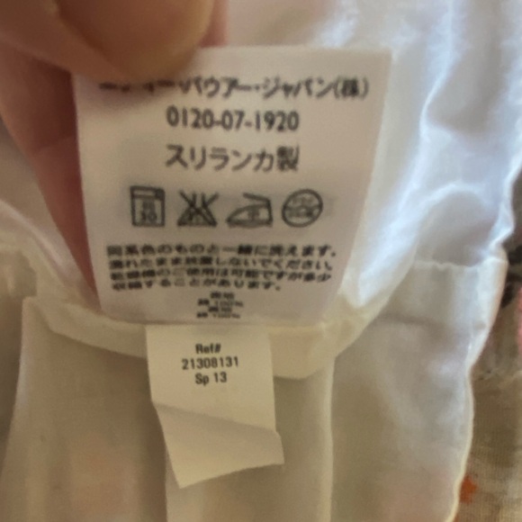 Eddie Bauer V Neck Faux Wrap 100% Cotton Floral Dress Size 12 - Picture 11 of 14